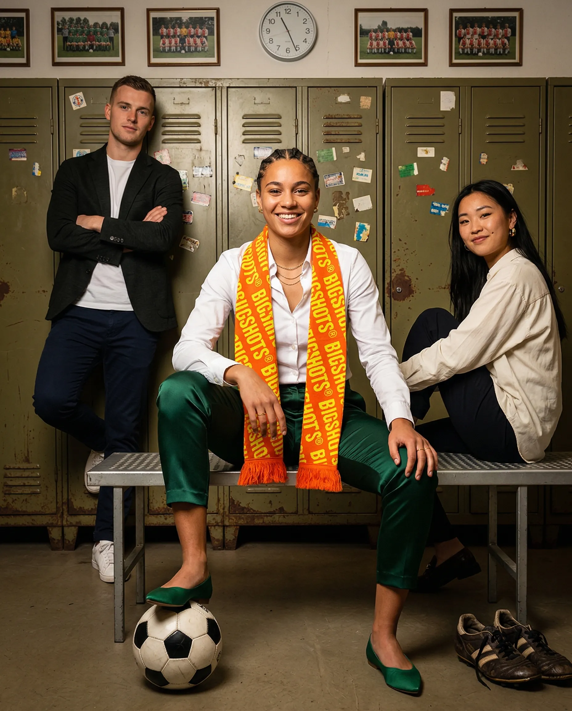 BIgshots in de kleedkamer